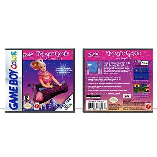 Barbie Magic Genie Adventure / Game Boy Boja-Samo Futrola Za Igru - Nema Igre