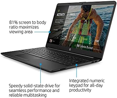 HP 2021 15.6 FHD IPS Laptop računar, Intel Celeron N4020 procesor, 8GB DDR4 RAM, 256GB SSD, Intel UHD grafika,
