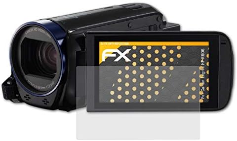 ATFOLIX zaštitnik ekrana kompatibilan sa Canon Legria HF R606 Zaštitni film, protiv reflektirajućeg i udarnog