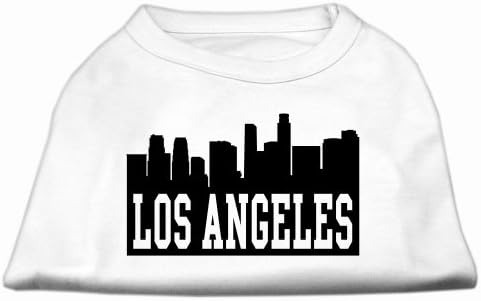 Los Angeles Skyline Scripprint Dog Majica Bijela SM