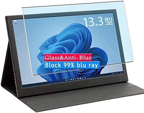 Vaxson Zaštita ekrana od kaljenog stakla protiv plavog svjetla, kompatibilna sa ITPROTECH LCD13HCR-IPS 13.3