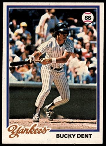 1978 TOPPS 335 Bucky Dent New York Yankees Vg Yankees