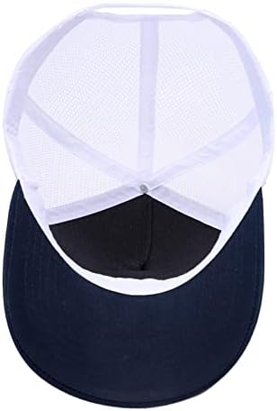 MWFUS američka kapu za kamion za zastavu za muškarce, bejzbol kapu snapback šešir podesivi fit s prozračnom
