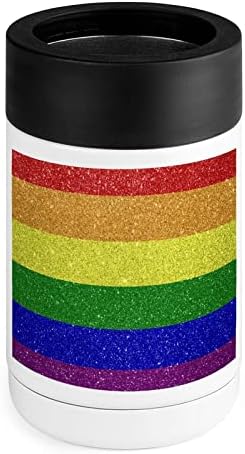 Rainbow Flag Gay Pride Cooler Cup izolirani od nehrđajućeg čelika može hladnije pukotir sa poklopcima za