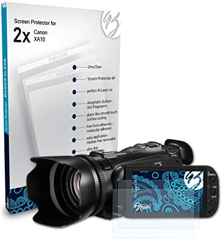 Zaštitnik ekrana Bruni kompatibilan sa Canon XA10 zaštitni film, kristalno čist zaštitni film