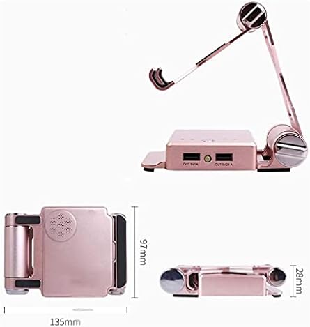 UYSVGF stalak za mobitel, sklopivi prenosivi stolni stol podesivi visina i kutni držač telefona Kompatibilan