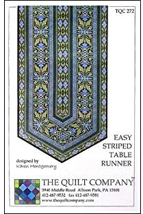 The Quilt kompanija Easy Striped trkač za šivanje stola