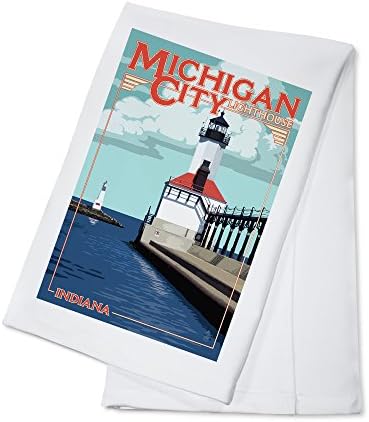 Lantern Press Indiana, Michigan City Lighthouse