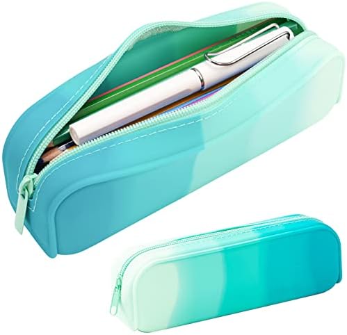 minimalizirajuća pernica, šarena silikonska vodootporna torbica za olovke estetska lagana i prenosiva torba