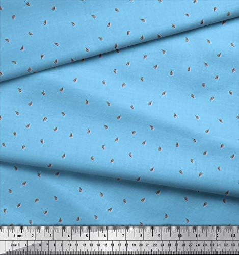 Soimoi Cotton Jersey Fabric Yacht Shirting Decor Fabric Printed Yard 58 Inch Wide