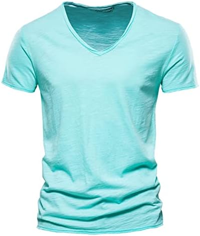 Ymosrh Muške majice Popularne pamučne majice s kratkim rukavima s kratkim rukavima za muškarce
