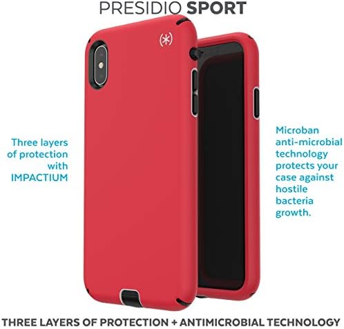 Speck proizvodi Kompatibilna futrola za telefon za Apple iPhone XS max, presedio sport futrola, heartrate