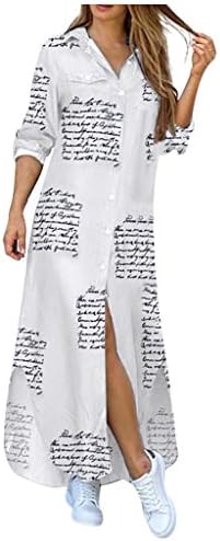Odjeća za novine u obliku LCEPCY Proljetne ljetne modne tiskane košulje haljine casual haljina s kratkim