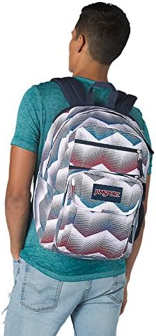 Jansport Digitalni studentski ruksak za prijenosnog računala - Matrica Chevron White