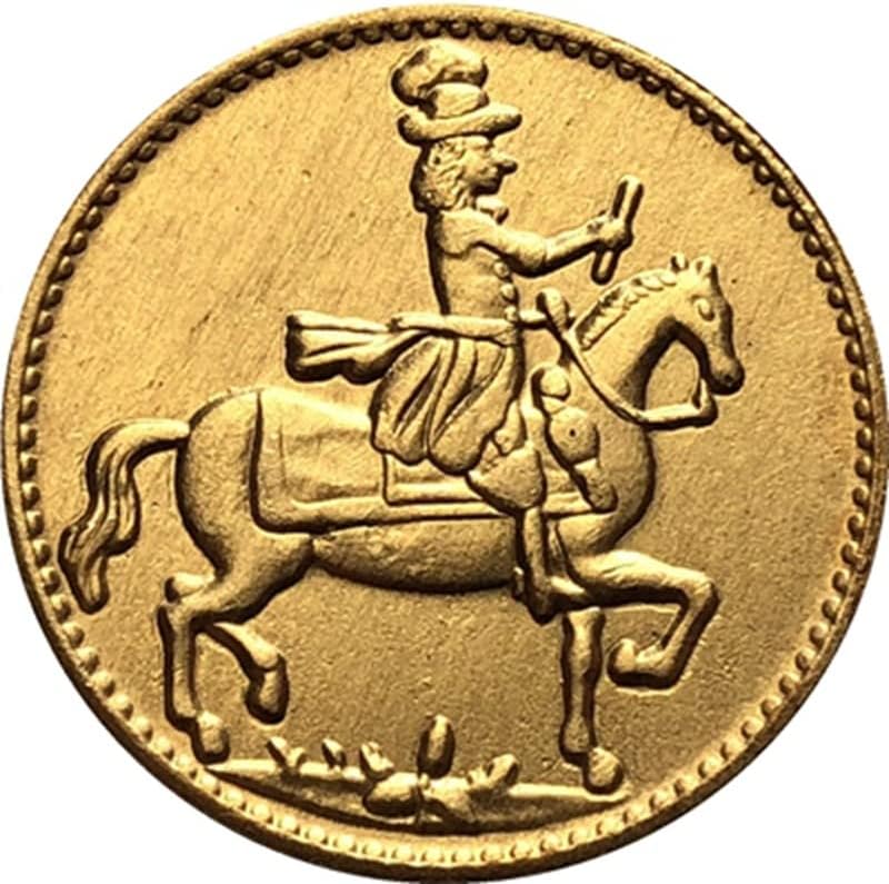 Danska Coins Coins Bacper pozlaćeni antikni novčići inozemni kovanice kovanice