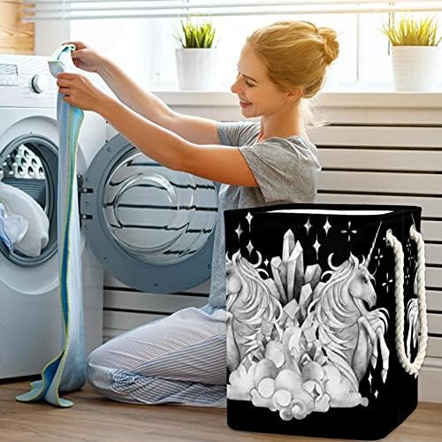Košarica za pranje rublja s ručkama vodootporna sklopljiva rublje za pranje rublja za skladištenje kantice