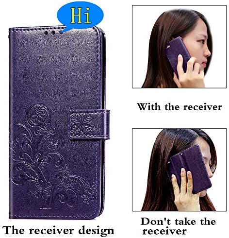 LEMAXELERS Samsung Note 20 Ultra Case Bling Diamond Butterfly Clover torbica za novčanik sa slotovima za