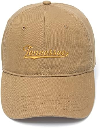 Cijia-Cijia muške bejzbol kape Tennessee-TN vezeni Tata šešir opran pamučni šešir