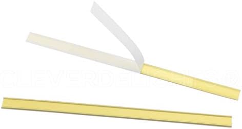 CleverDelights Peel and Stick limene kravate-5,5 inča-zlato-1000 pakovanje