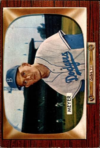 1955 Bowman 196 Russ Meyer Brooklyn Dodgers ex Dodgers