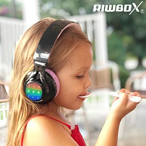 Dječje slušalice, RIWBOX AB005 Bežični slušalice 2 paketa sa MIC sklopivim slušalicama sa TF karticom FM