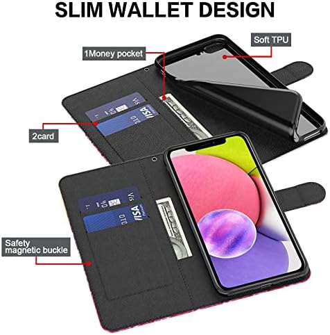 VODOFOX za Samsung Galaxy S23 Ultra Case, novčanik Flip Folio slatka 3D Cartoon Painted PU kožna torbica