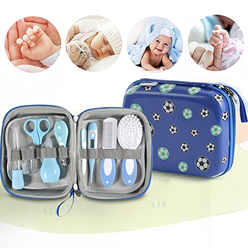 Roseflower Baby Grooming Kit, 9 u 1 prijenosni Baby Basics Kit sa spremištem, Set za zdravstvenu zaštitu