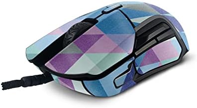 MightySkins sjajna svjetlucava koža kompatibilna sa SteelSeries Rival 5 mišem za igre-ljubičasti Kaleidoskop