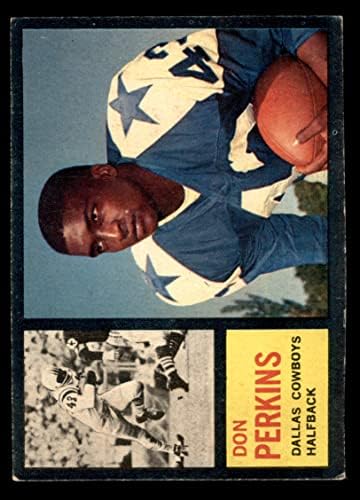 1962 TOPPS 41 Don Perkins Dallas Cowboys VG / Ex + kauboji Novi Meksiko