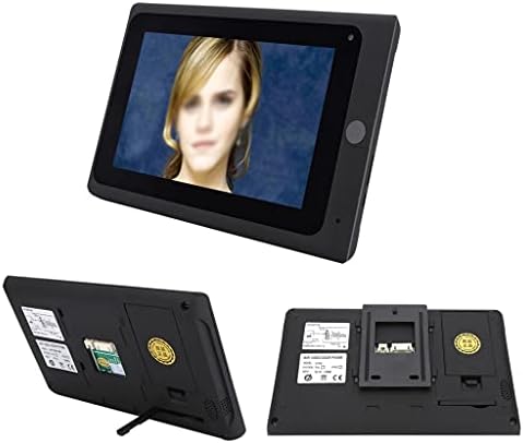Hmggdd 7-inčni otisak prsta IC kartica video portafon portafon interfon sistem sa žičanom 1080p kamerom
