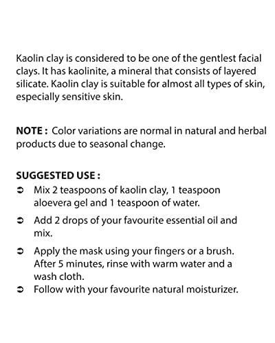 Nova Nutritions Kaolin prah 16 OZ - za tijelo lica, Maska i koža - prirodni Regenerator