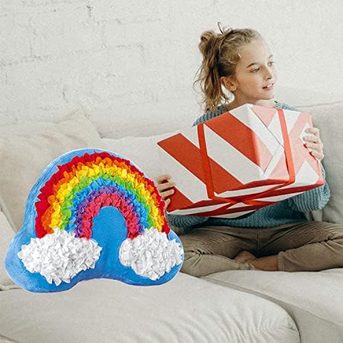 DBlosp pliš Craft Rainbow jastuk, tkanina po broju Art & zanati, no šivanje, Izrada vlastite DIY Rainbow