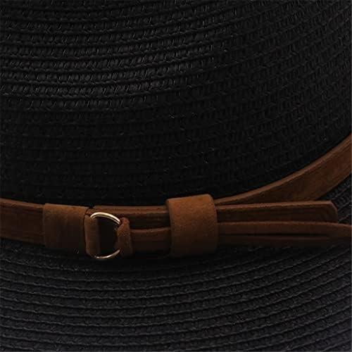 Zsedp Panama Hat ljeto sunčane kape za žene Muškarci Hat Modni UV zaštita od sunca Putnička kapa