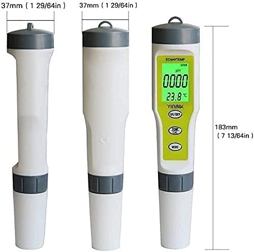 Yuesfz precizan metar digitalni tester pH / EC / temp 3-in-1 Ispitivanje pH vredna vrednost vode za zaštitu