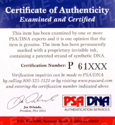 Kapelj litica potpisale su al bejzbol - PSA DNK - autogramirani bejzbol