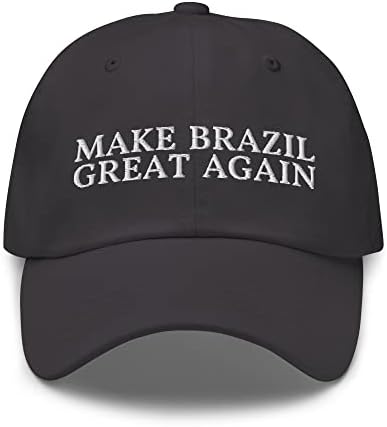 Napravite Brazil ponovo sjajan tata šešir-Funny Brazil vezena kapa-poklon za ponosne Brazilce