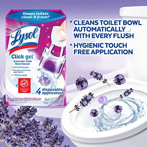 Lysol kliknite Gel automatsko sredstvo za čišćenje WC šolje, gel sredstvo za čišćenje WC šolje, za čišćenje