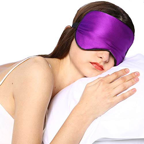 Silk sleep Mask & amp; povez za oči, meka maska za oči sa podesivim remenom za glavu, maske za oči dubokog