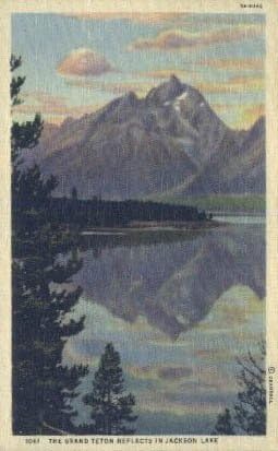 Jackson Lake, Wyoming razglednice