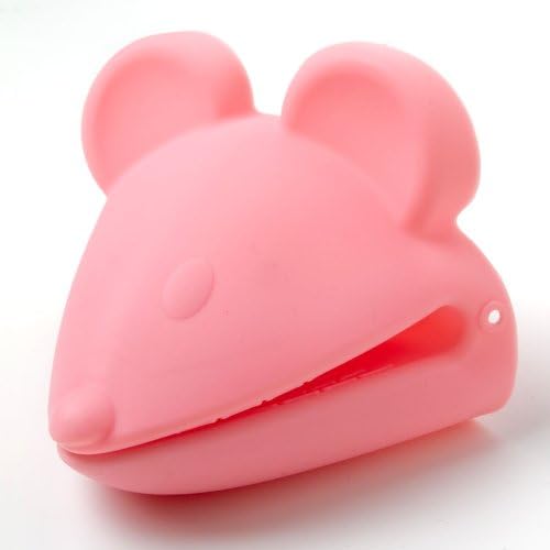 Kuhinjski klits Light Pink Mouse Silikonski nosač