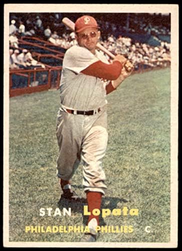1957.Pod 119 Stan Lopata Philadelphia Phillies Ex Phillies