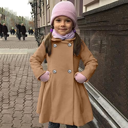Djevojke za dijete Zimske vjetrootporne kapute Dječja djeca topli fleke Ourkewer Jakna djevojka slatki kaputi