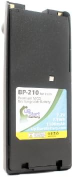 Zamjena za ICOM IC-F11 bateriju sa isječkom - kompatibilan sa ICOM BP-210 dvosmjernom radio baterijom