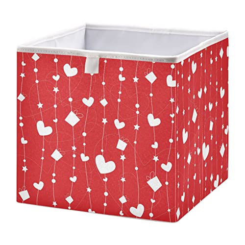 Dnevni kocke za valentine Skladište bin Sklopivi kockice za skladištenje Vodootporna igračka za kocke kante