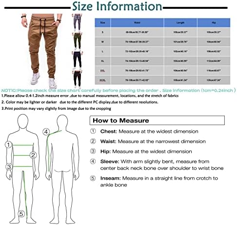 Ymosrh muške hlače opušteno fit solidne boje raširene rupe srušene gradijentne pantalone muške chino hlače