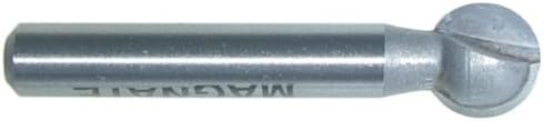 Magnat 2521 Plunge Ball End Carbide Tip prekrasan usmjerivač - 3/8 Prečnik rezanja, 3/8 Dužina rezanja
