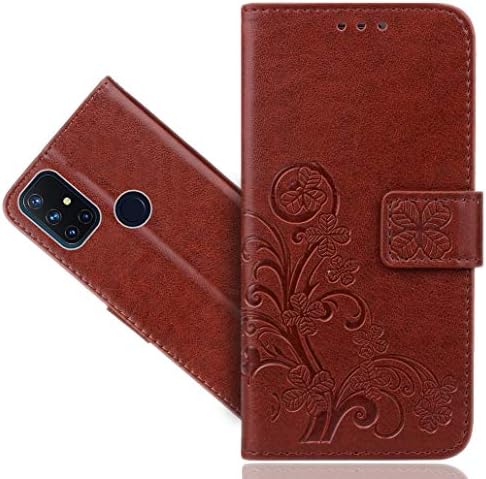 Wentian OnePlus Nord N10 5G Case, CaseExpert® Flowers Leather Kickstand Flip novčanik torba Case Cover za