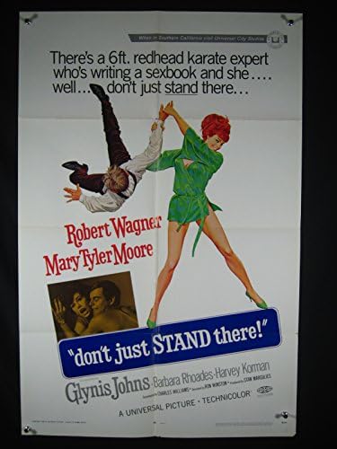 Ne samo stanite tamo-1968-poster-roberte wagner-komedijski vg / fn