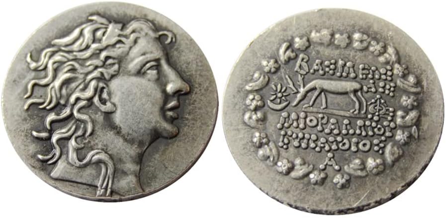 Srebrni dolar Ancient Grčki novčić Strani kopija Srebrna prigodna kovanica G39S