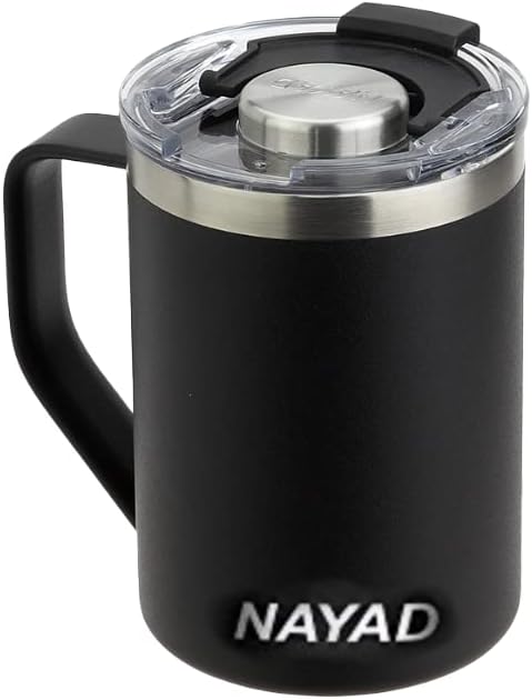 Nayad Metro nehrđajući čelik vakuum izolirana termos krigla za kavu, putni boca za vodu sa poklopcem za